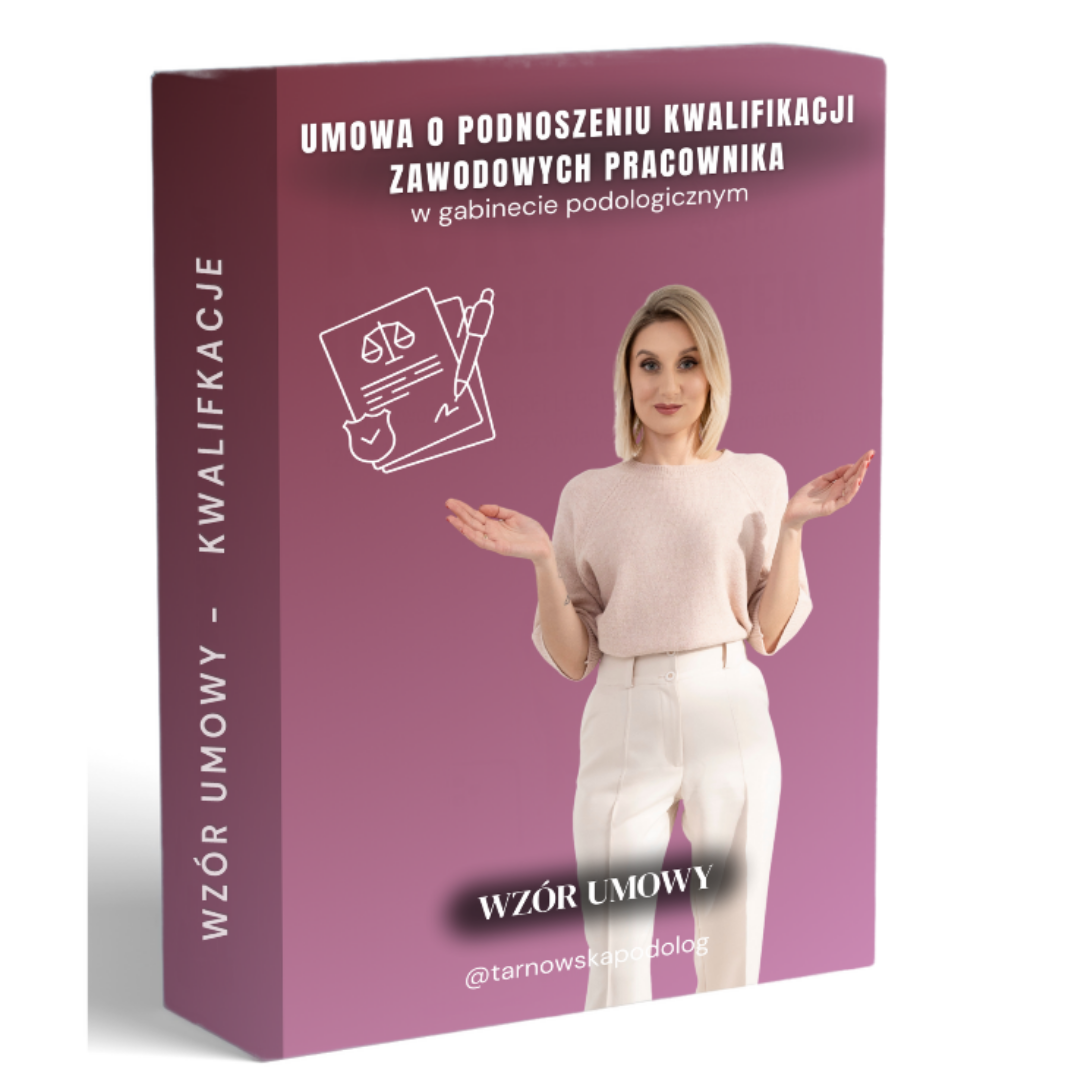 Umowa o podnoszenie kwalifikacji zawodowych - szkolenia podologiczne